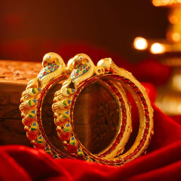 Royal Gold Plated Morini Bangles