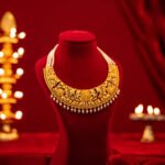 Premium Gold Plated Samprikta Pearl Necklace
